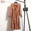 Long Sleeve Chiffon Dress