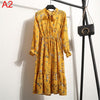 Long Sleeve Chiffon Dress